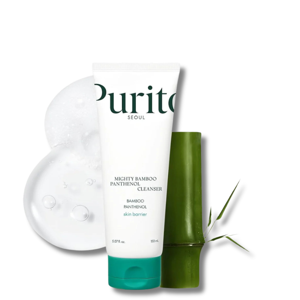 PURITO SEOUL Mighty Bamboo Panthenol Cleanser - veido prausiklis