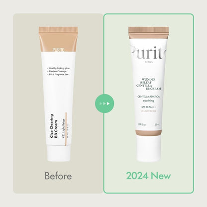 Purito SEOUL Wonder Releaf Centella BB Cream - BB kremas