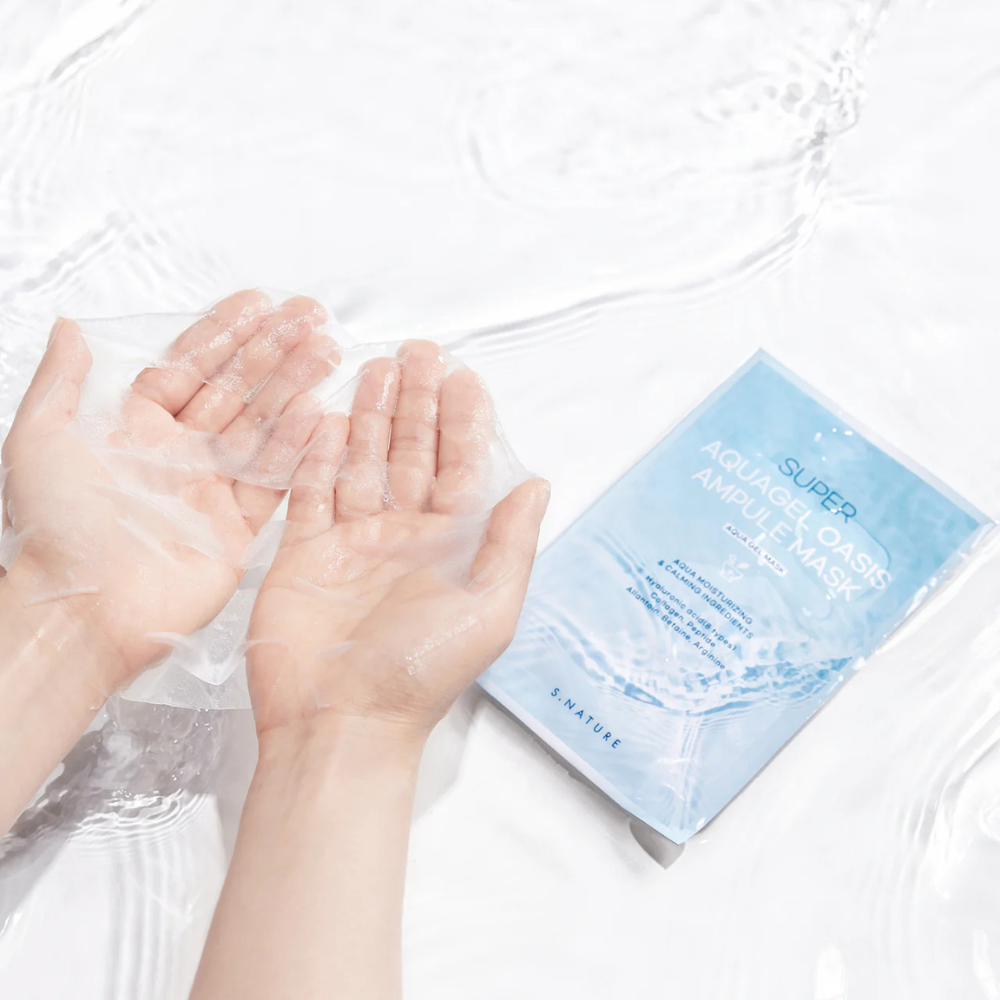 S.NATURE - Super Aquagel Oasis Ampule Mask - veido kaukė