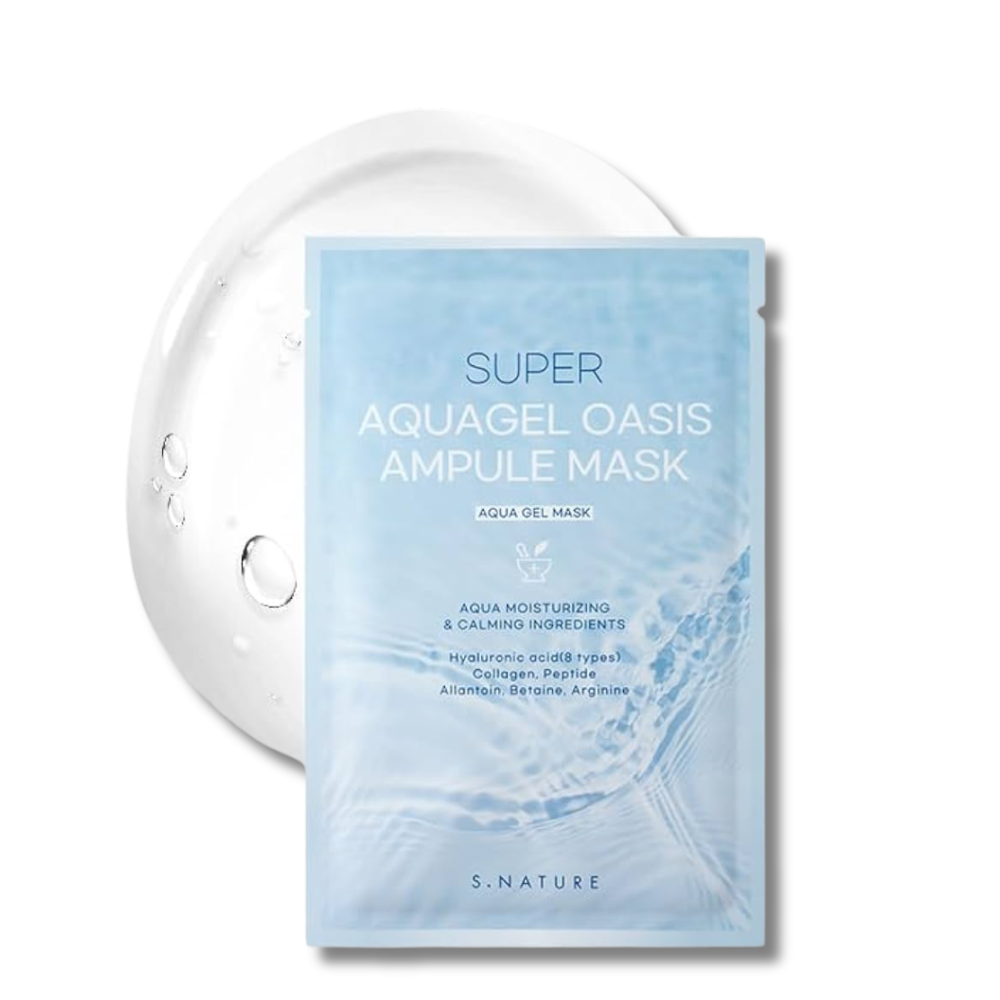 S.NATURE - Super Aquagel Oasis Ampule Mask - veido kaukė