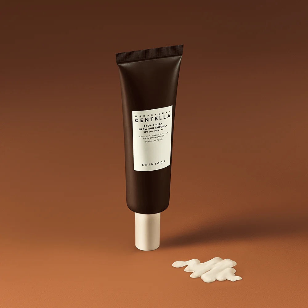 SKIN1004 - Madagascar Centella Probio-Cica Glow Sun Ampoule - apsauga nuo saulės