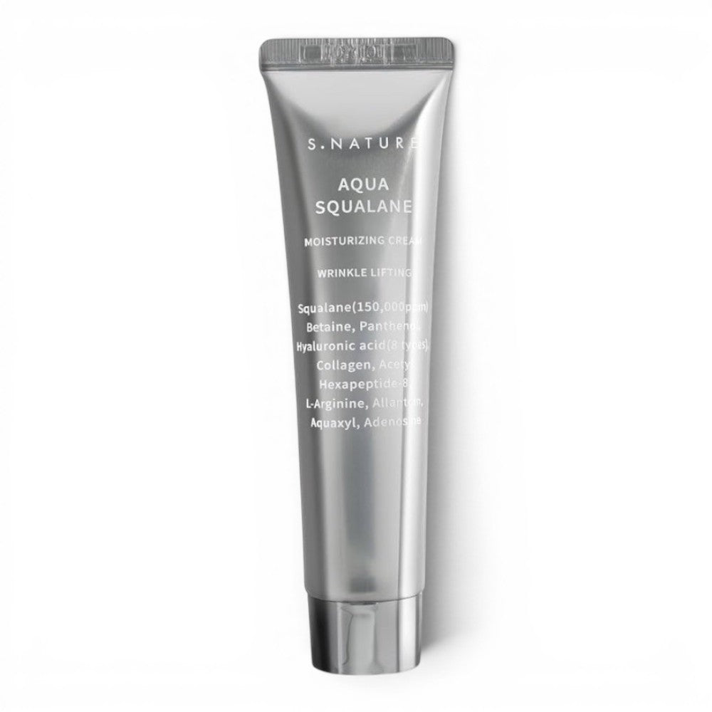 S.NATURE -  Aqua Squalane Moisturizing Cream - veido kremas