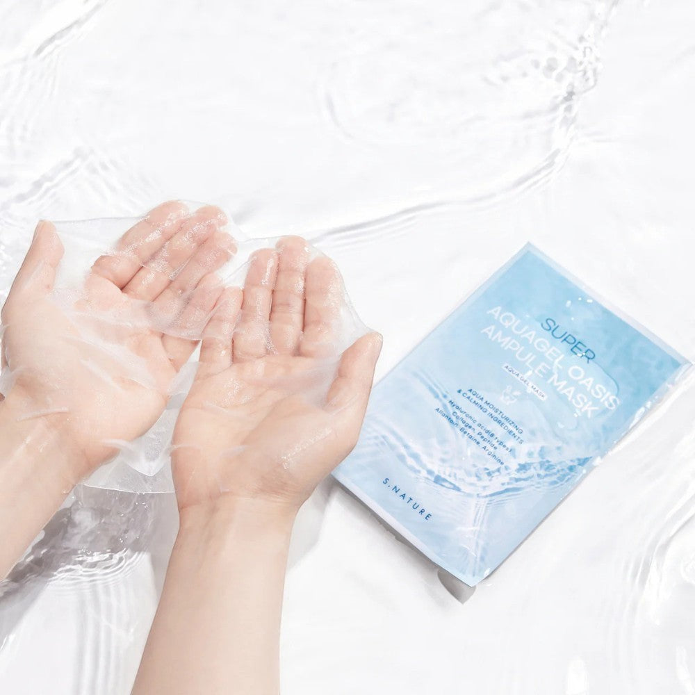 S.NATURE - Super Aquagel Oasis Ampule Mask - veido kaukė