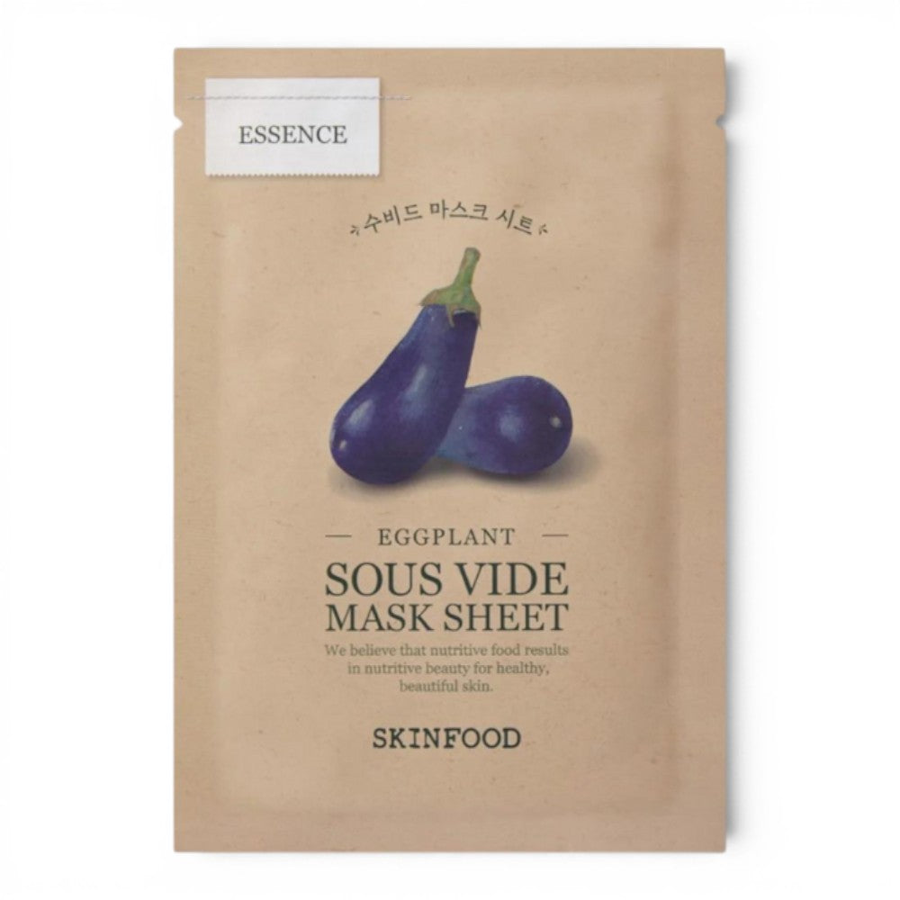 Skinfood Sous Vide Mask Sheet eggplant - lakštinė veido kaukė