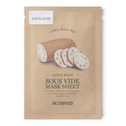 Skinfood Sous Vide Mask Sheet lotus root - lakštinė veido kaukė