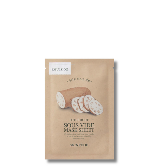 Skinfood Sous Vide Mask Sheet lotus root - lakštinė veido kaukė