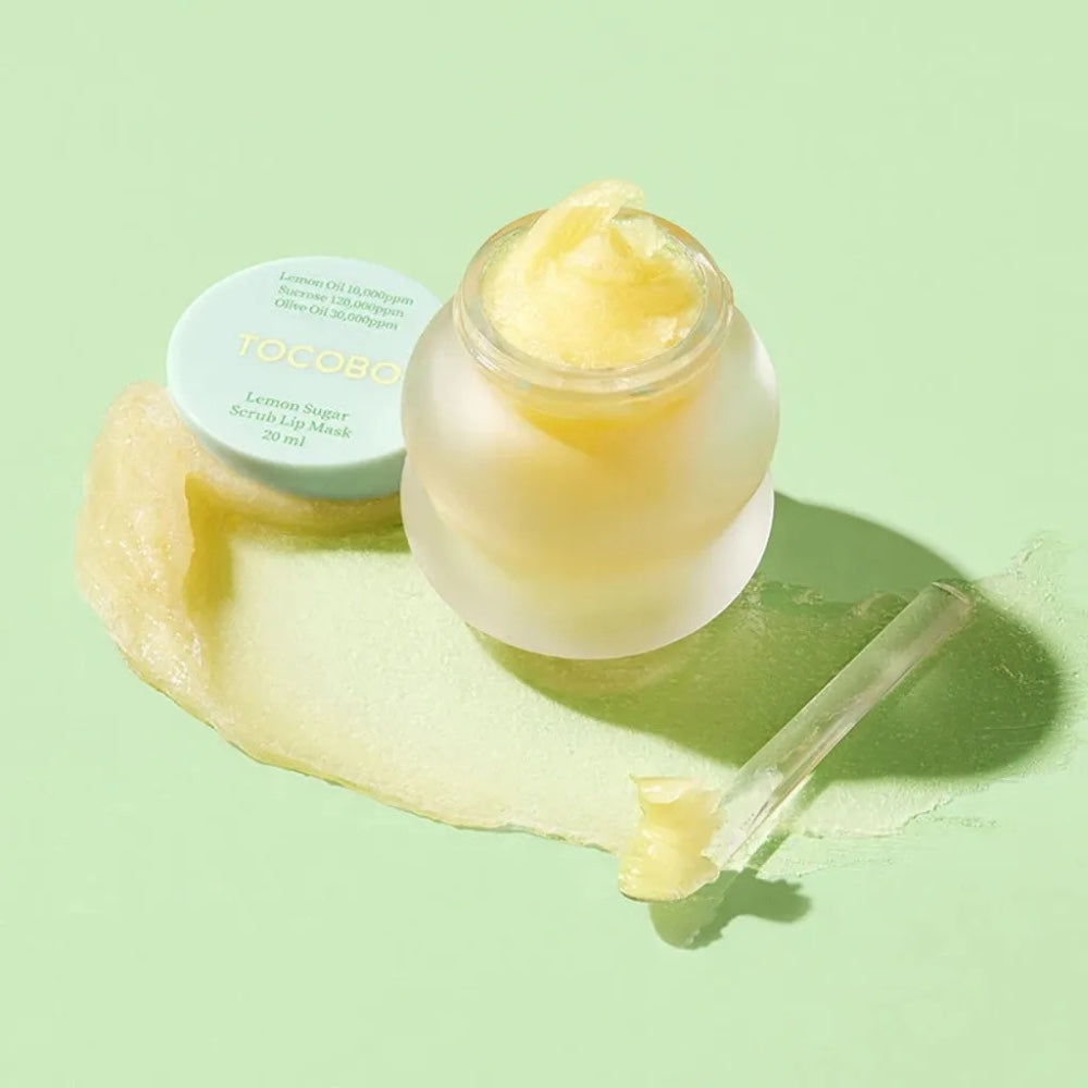 Tocobo - Lemon Sugar Scrub Lip Mask - šveičiamoji lūpų kaukė