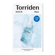 Torriden DIVE-IN Low Molecule Hyaluronic Acid Mask - lakštinė kaukė su hialurono rūgštimi
