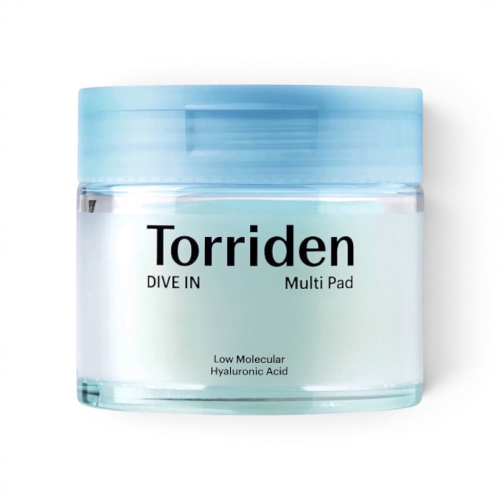 Torriden DIVE-IN Low Molecule Hyaluronic Acid Multi Pad - esencijos padeliai
