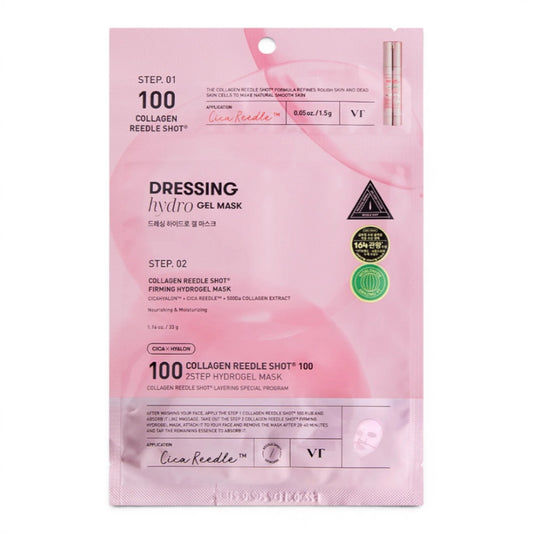 VT Cosmetics -  Collagen Reedle Shot 100 2Step Hydrogel Mask - bandomasis rinkinys