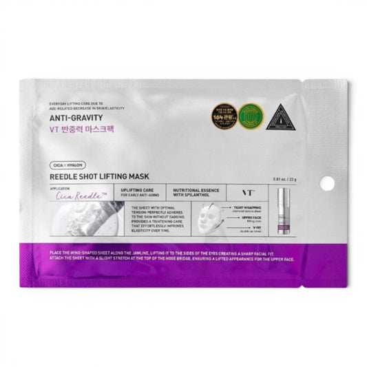 VT Cosmetics - Anti-Gravity Cica x Hyalon Reedle Shot Lifting Mask - veido kaukė
