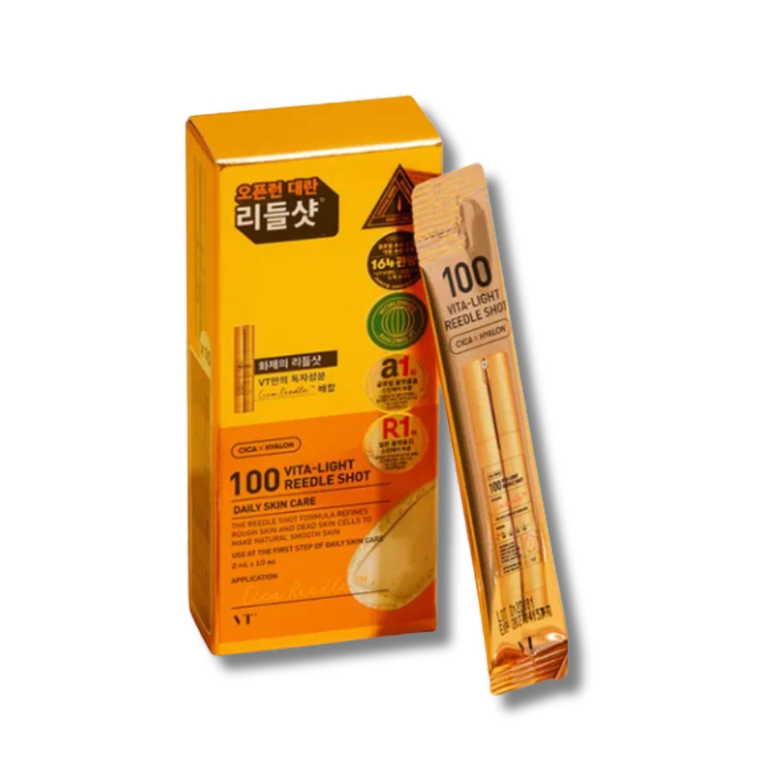 VT Cosmetics - Vita-Light Reedle Shot 100 - aktyvaus veikimo ampulė 2 ml