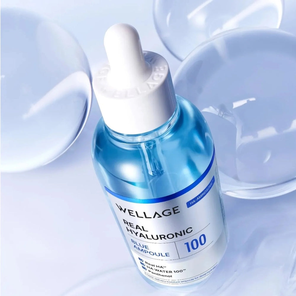 WELLAGE - Real Hyaluronic Blue 100 Ampoule - ampulė