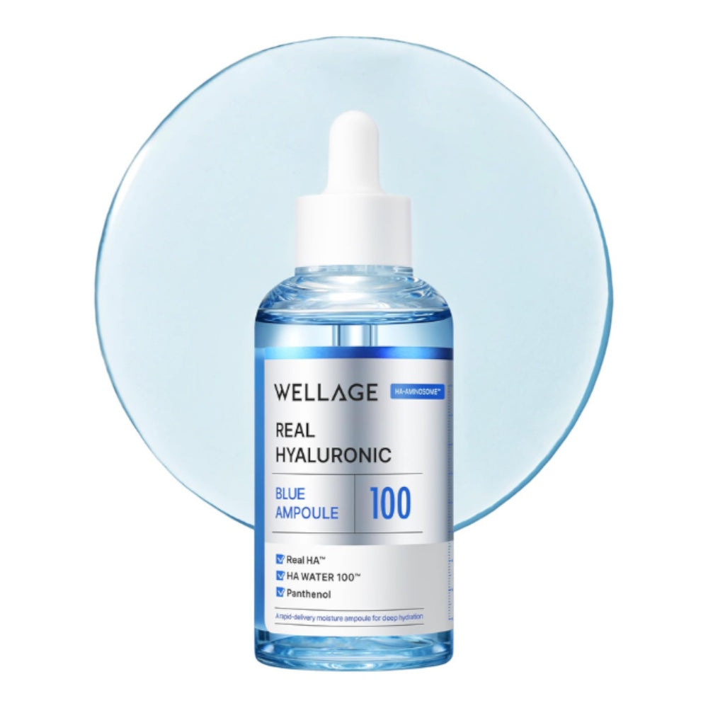 WELLAGE - Real Hyaluronic Blue 100 Ampoule - ampulė