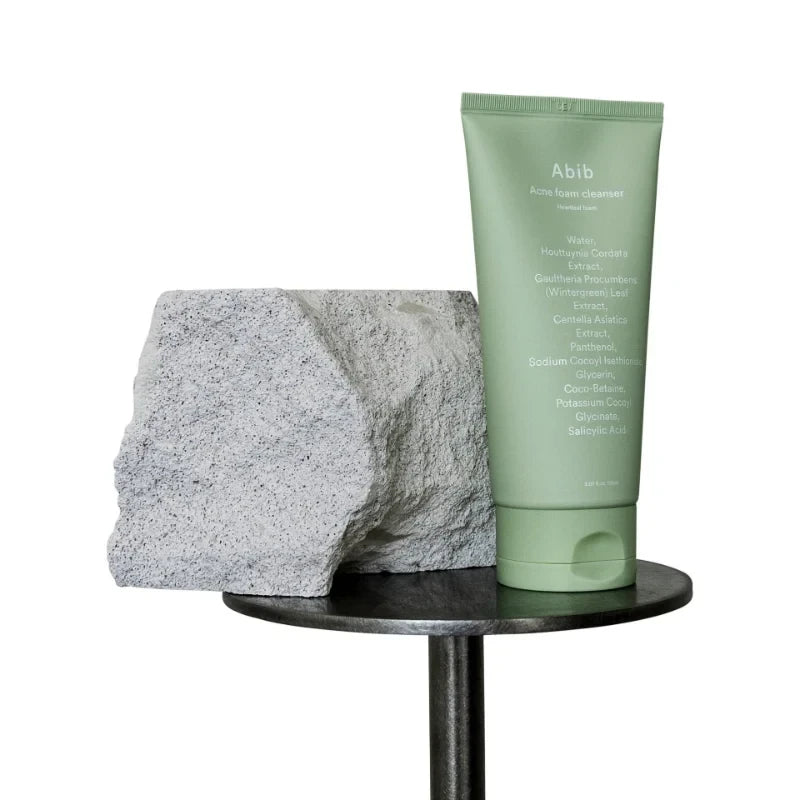 bareskin.lt Abib Acne Foam Cleanser švelnus hipoalerginis veido prausiklis odai, kuri kovoja su bėrimais