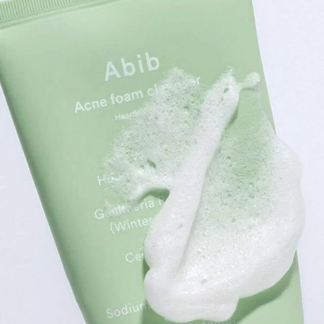 bareskin.lt Abib Acne Foam Cleanser švelnus hipoalerginis veido prausiklis odai, kuri kovoja su bėrimais