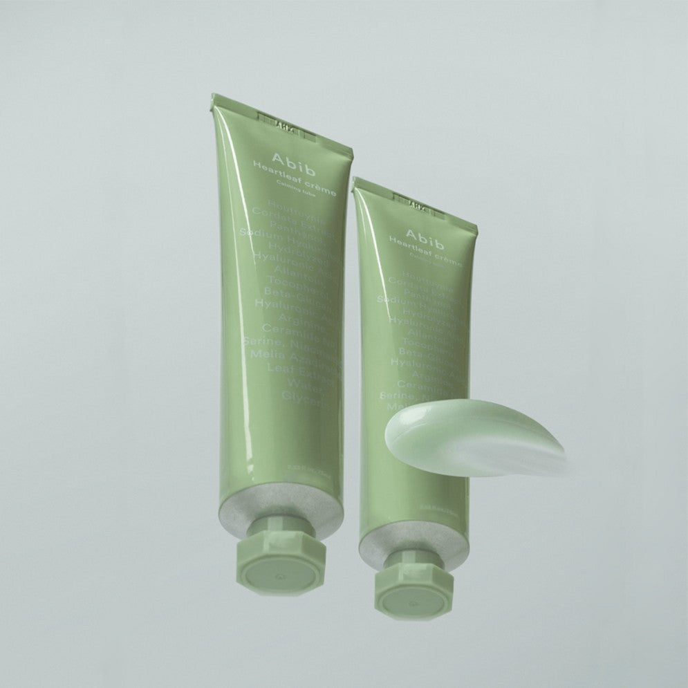 bareskin.lt Abib Heartleaf Crème Calming Tube raminantis kremas, kuris skirtas jautriai ir sudirgusiai odai