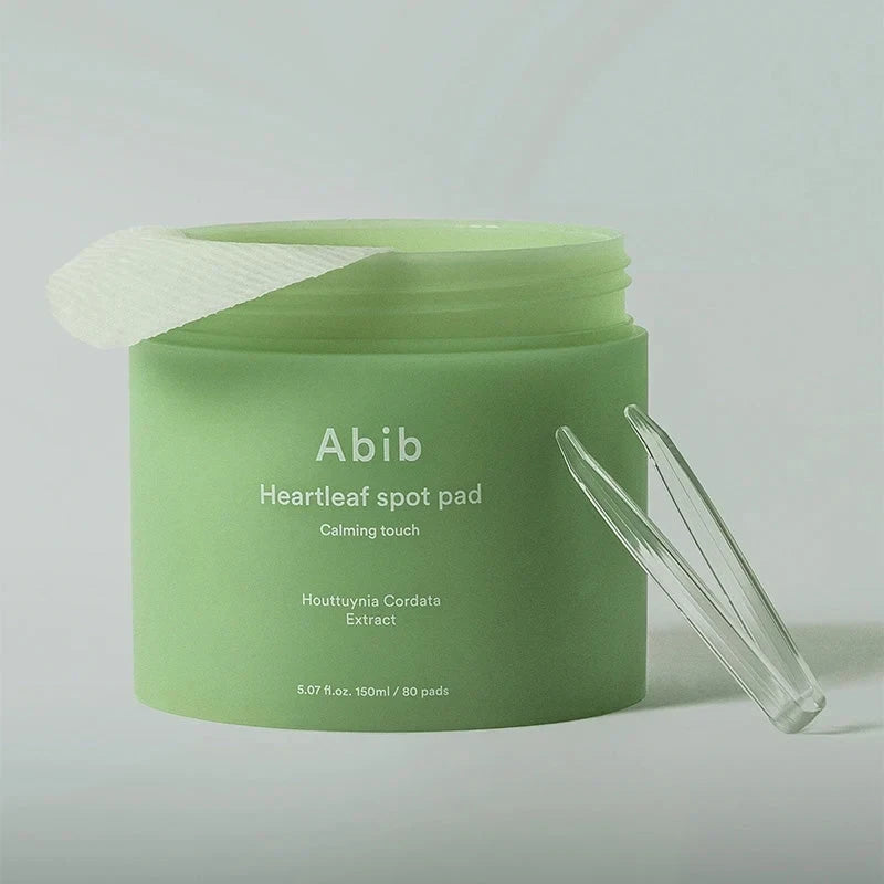 bareskin.lt Abib Heartleaf Spot Pad Calming Touch toner pads toniko padeliai padeda sudrėkinti odą, suteikia gaivumo pojūtį ir padeda palaikyti subalansuotą odos būklę