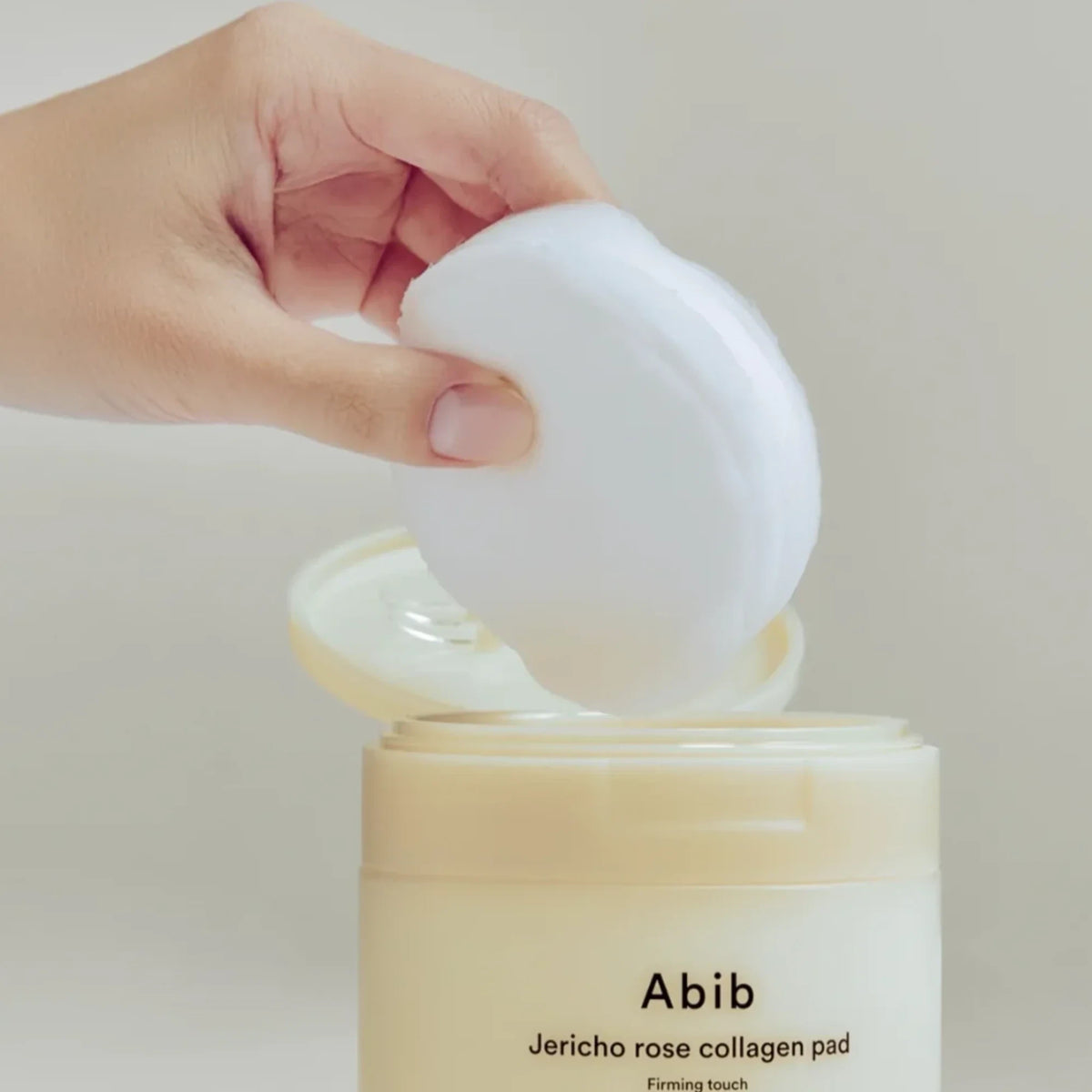 bareskin.lt Abib Jericho rose collagen firming toner pads toniko diskeliai su Jericho rožės ekstraktu veiksmingai drėkina odą ir ramina sudirgimus