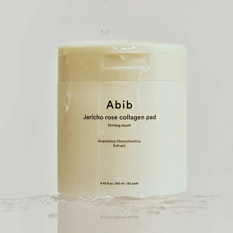 bareskin.lt Abib Jericho rose collagen firming toner pads toniko diskeliai su Jericho rožės ekstraktu veiksmingai drėkina odą ir ramina sudirgimus