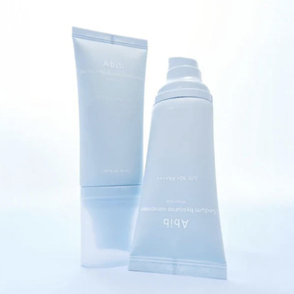 bareskin.lt Abib Sedum Hyaluron Sunscreen Watery Tube SPF 50+ cheminis apsauginis kremas nuo saulės, skirtas kasdienei odos apsaugai, drėgmės balansui ir komforto pojūčiui palaikyti