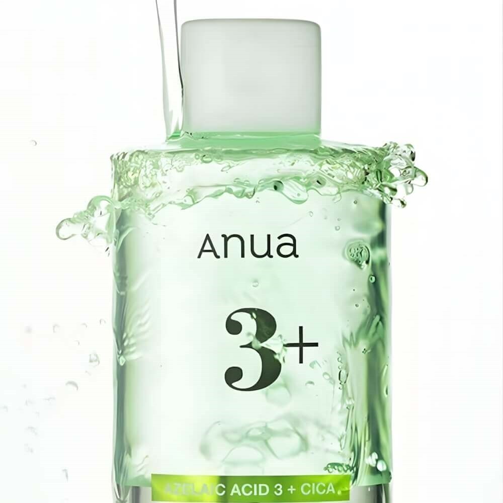 bareskin.lt Anua Azelaic 3 Cica Skin Clarifying Toner from bareskin.lt  tonikas su 3 % azelaino rūgštimi ir Centella Asiatica ekstraktais, kurie padeda nuraminti sudirgusią odą, sumažinti netolygią odos tekstūrą bei vizualiai suvienodinti atspalvį