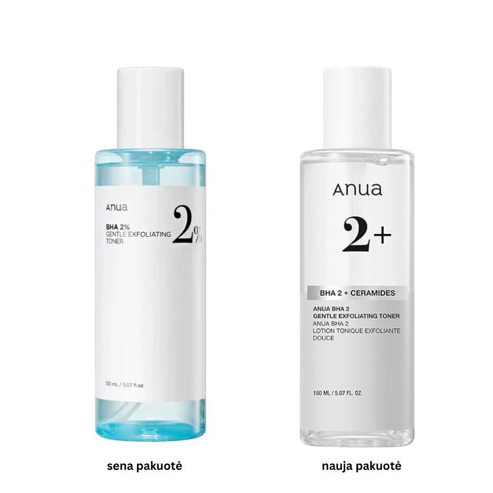 bareskin.lt Anua BHA 2% Gentle Exfoliating Toner veido tonikas su 2% BHA rūgštimi ir keramido kompleksu