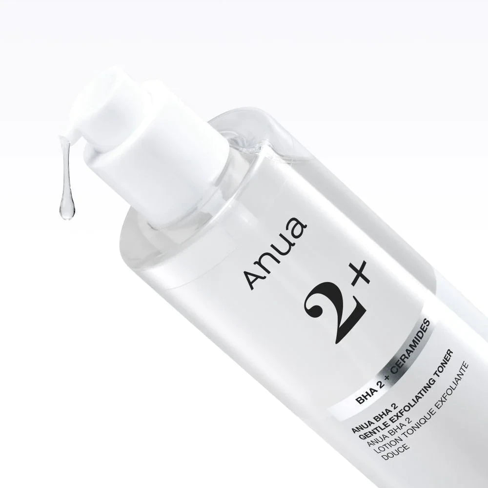bareskin.lt Anua BHA 2% Gentle Exfoliating Toner veido tonikas su 2% BHA rūgštimi ir keramido kompleksu