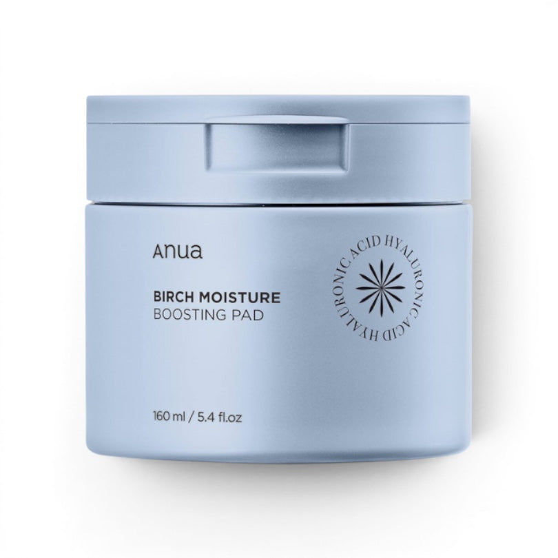 bareskin.lt Anua Birch Moisture Boosting Pad odą drėkinantys tonerio padeliai, suformuluoti su 70 000 ppm japoniška baltojo beržo sula