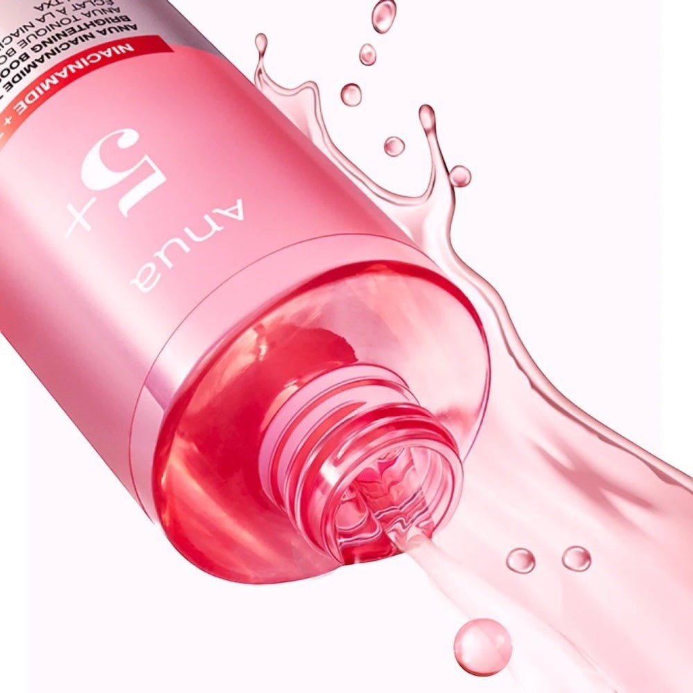 bareskin.lt Anua Niacinamide TXA Brightening Booster Toner drėkinantis ir skaistinantis tonikas, kuriame derinami odos drėgmės balansą palaikantys ir odos toną lyginantys ingredientai
