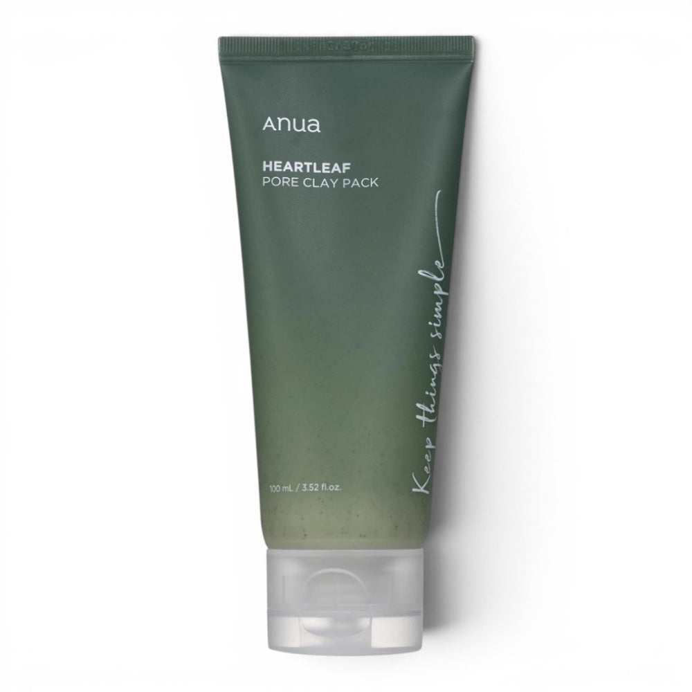 bareskin.lt Anua Heartleaf Pore Clay Pack švelni molio kaukė porų priežiūrai