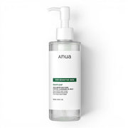 Anua Heartleaf Pore Control Cleansing Oil from bareskin.lt, a gentle makeup remover for sensitive skin in a pump bottle