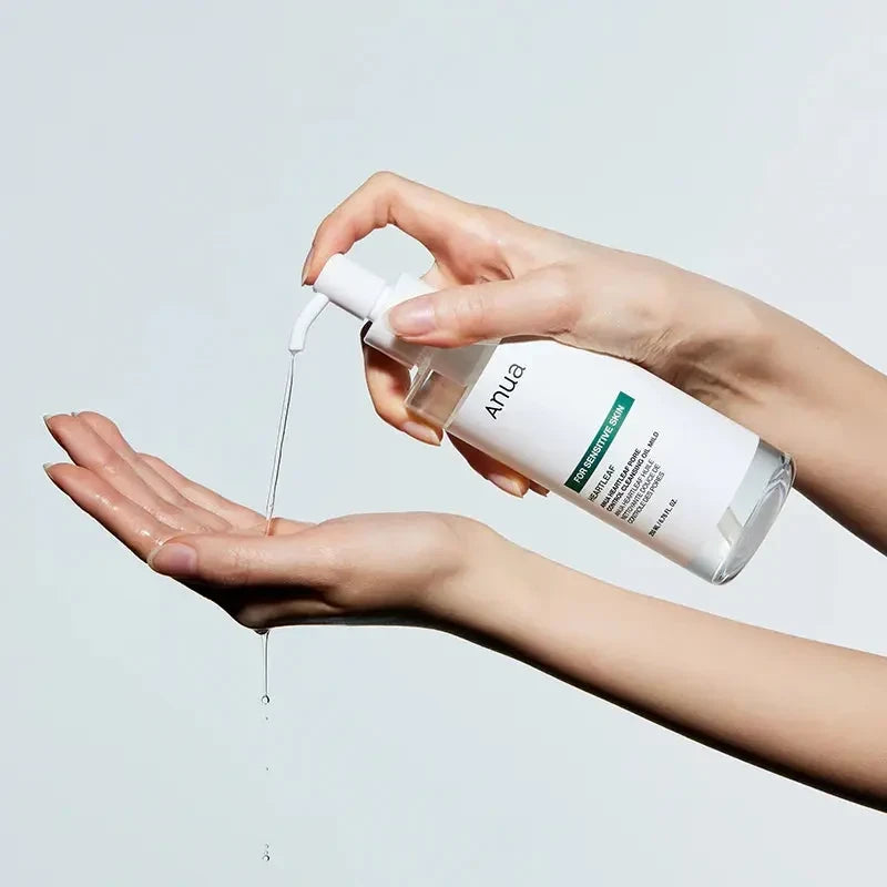 bareskin.lt Anua Heartleaf Pore Control Cleansing Oil švelnus valomasis veido aliejus jautriai odai