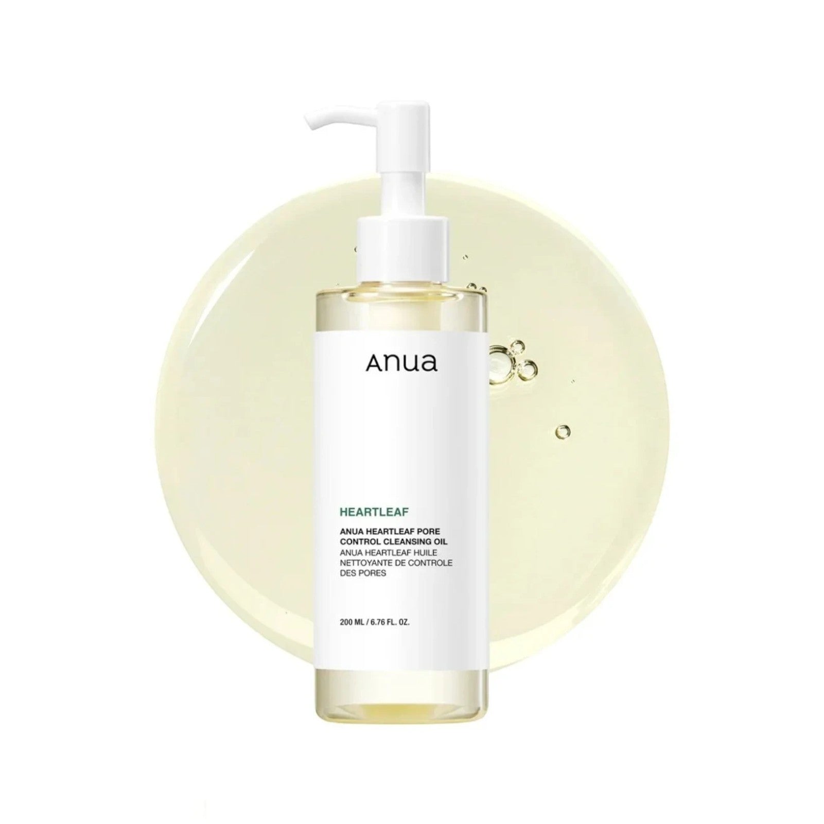 bareskin.lt Anua Heartleaf Pore Control Cleansing Oil aliejinis veido prausiklis skirtas nuplauti makiažui, saulės apsauginiam kremui bei per dieną nusėdusioms dulkėms nuo odos