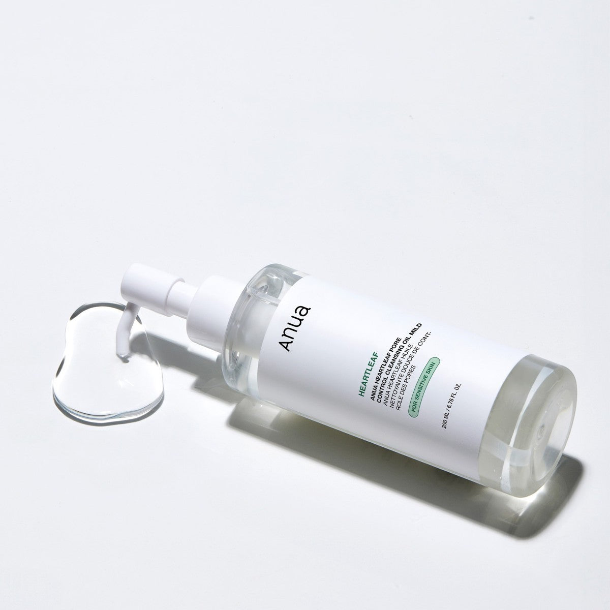 bareskin.lt Anua Heartleaf Pore Control Cleansing Oil švelnus valomasis veido aliejus jautriai odai