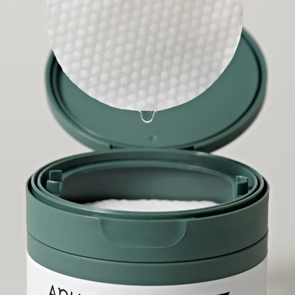 bareskin.lt Anua Heartleaf 77 Clear Pad toner pads švelniai eksfolijuojantys ir raminantys toniko padeliai