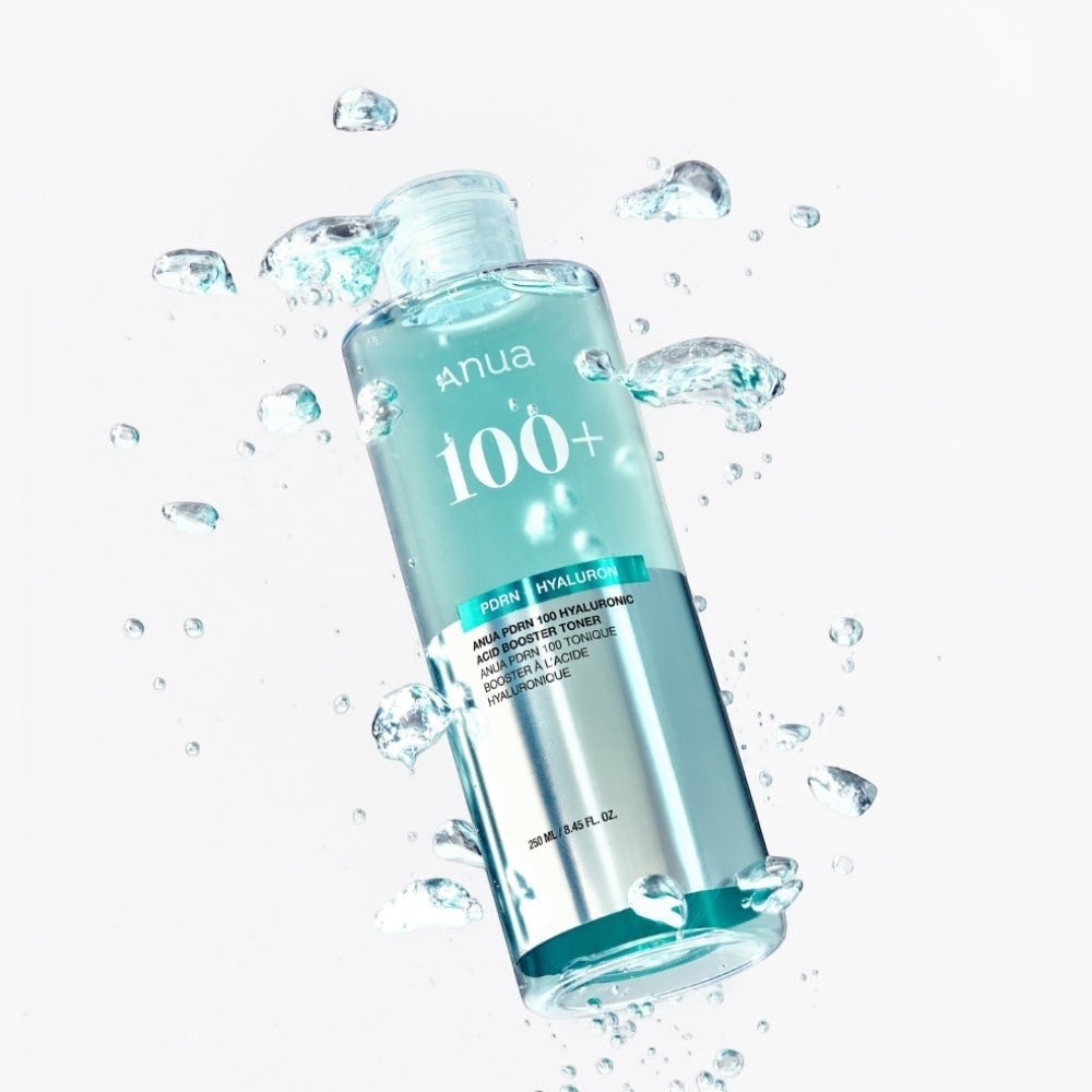 bareskin.lt Anua PDRN 100 Hyaluronic Acid Booster Toner drėkinamasis tonikas su PDRN ir įvairių formų hialurono rūgštimi, sukurtas palaikyti odos drėgmės balansą, elastingumą ir komfortą