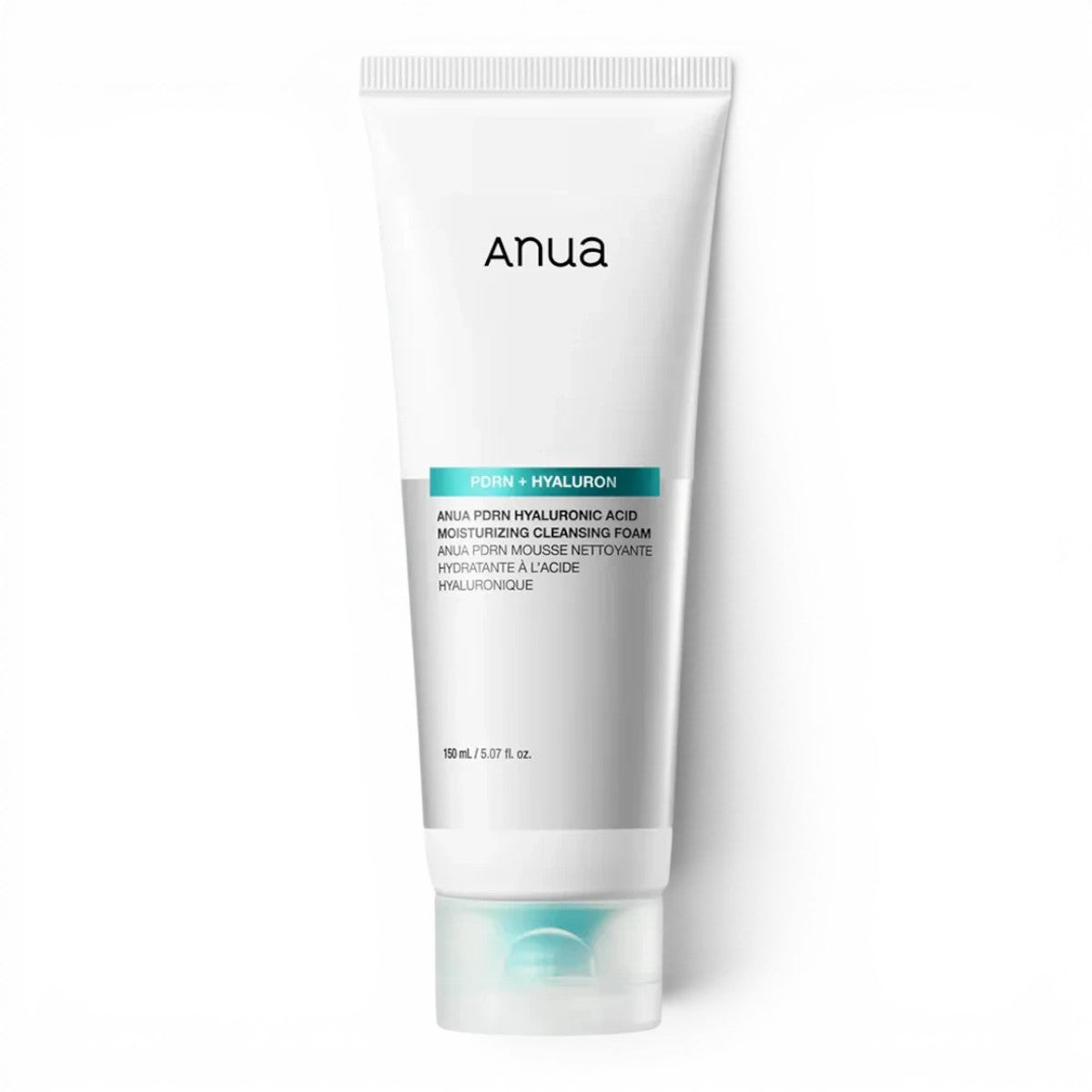 bareskin.lt Anua PDRN Hyaluronic Acid Moisturizing Cleansing Foam švelniai valantis, drėkinamasis prausiklis, skirtas kasdieniam odos prausimui, nepažeidžiant jos natūralaus drėgmės balanso (PDRN (sodium DNA) su hialurono rūgšties kompleksu)