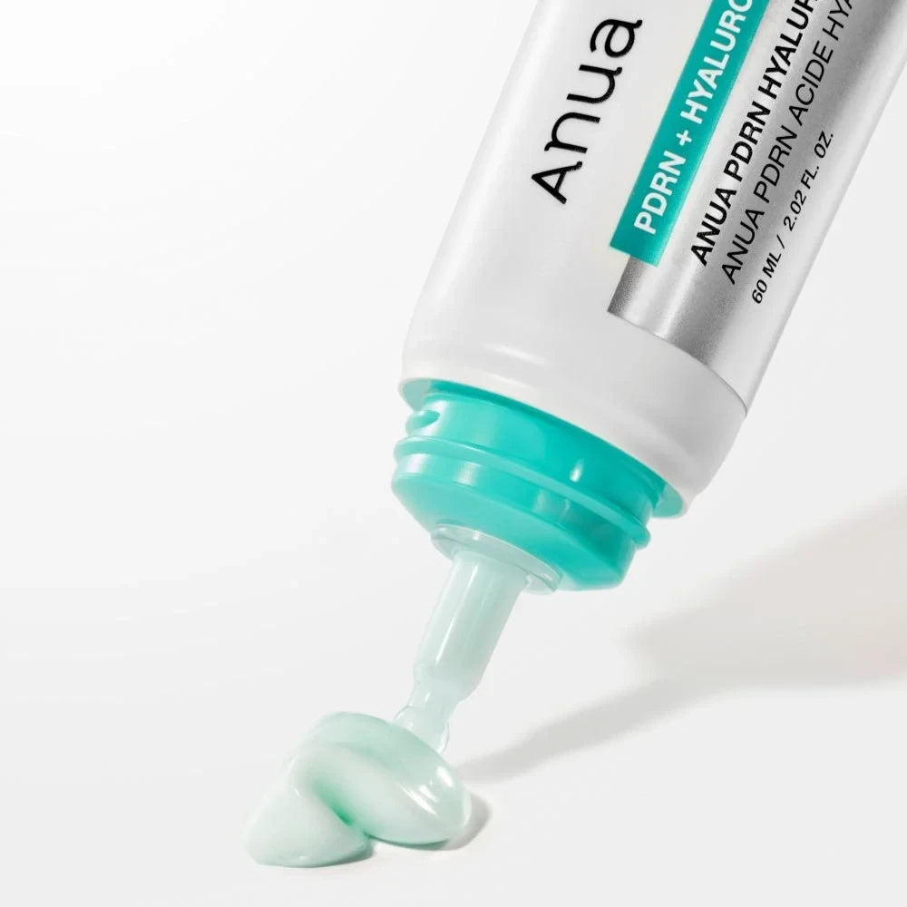 bareskin.lt Anua PDRN Hyaluronic Acid 100 Moisture Cream drėkinamasis kremas su PDRN ir hialurono rūgščių kompleksu, sukurtas išsausėjusiai, jautriai ar nusilpusiai odai
