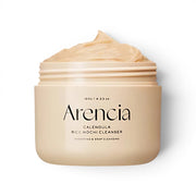 bareskin.lt Arencia Calendula Rice Mochi Cleanser daugiafunkcis 3 in 1 prausiklis, tinkantis kasdieniam naudojimui. Jis veikia kaip prausiklis, švelnus šveitiklis ir makiažo valiklis viename