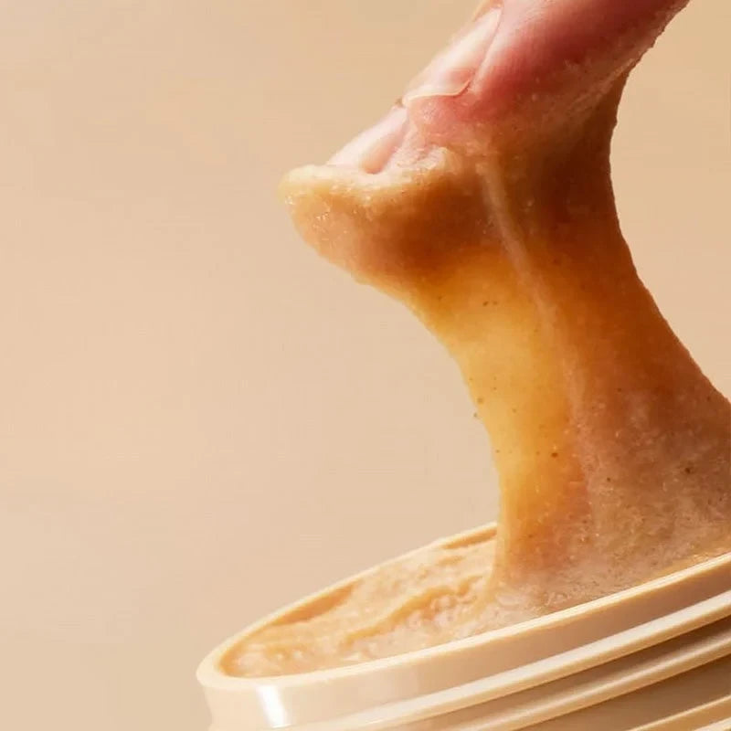 bareskin.lt Arencia Calendula Rice Mochi Cleanser daugiafunkcis 3 in 1 prausiklis, tinkantis kasdieniam naudojimui. Jis veikia kaip prausiklis, švelnus šveitiklis ir makiažo valiklis viename