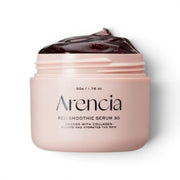 bareskin.lt Arencia Fresh Red Smoothie Serum 30 in a pink jar with a thick, dark red jelly texture.