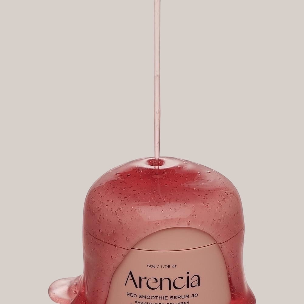 bareskin.lt Arencia Fresh Red Smoothie Serum 30 intensyviai puoselėjantis žele konsistencijos serumas, skirtas odos stangrumo ir gyvybingumo palaikymui
