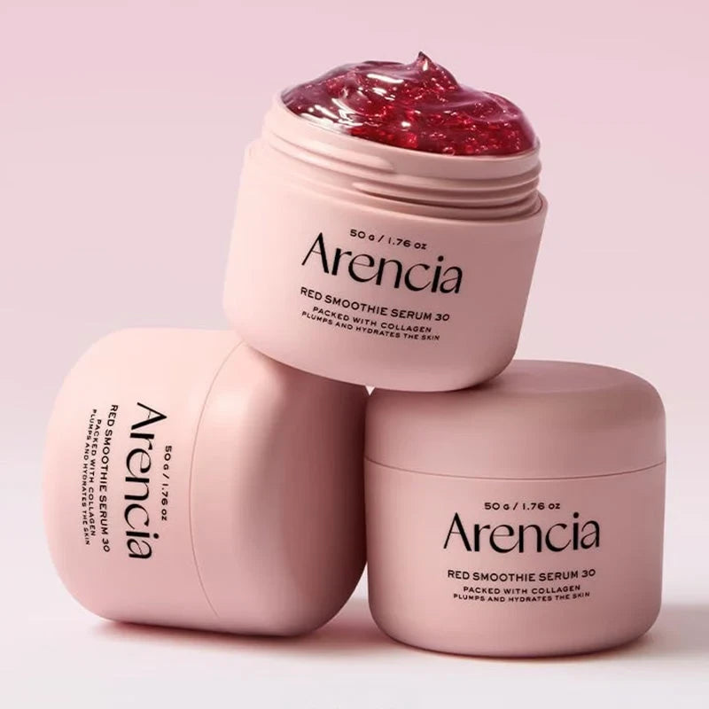 bareskin.lt Arencia Fresh Red Smoothie Serum 30 intensyviai puoselėjantis žele konsistencijos serumas, skirtas odos stangrumo ir gyvybingumo palaikymui