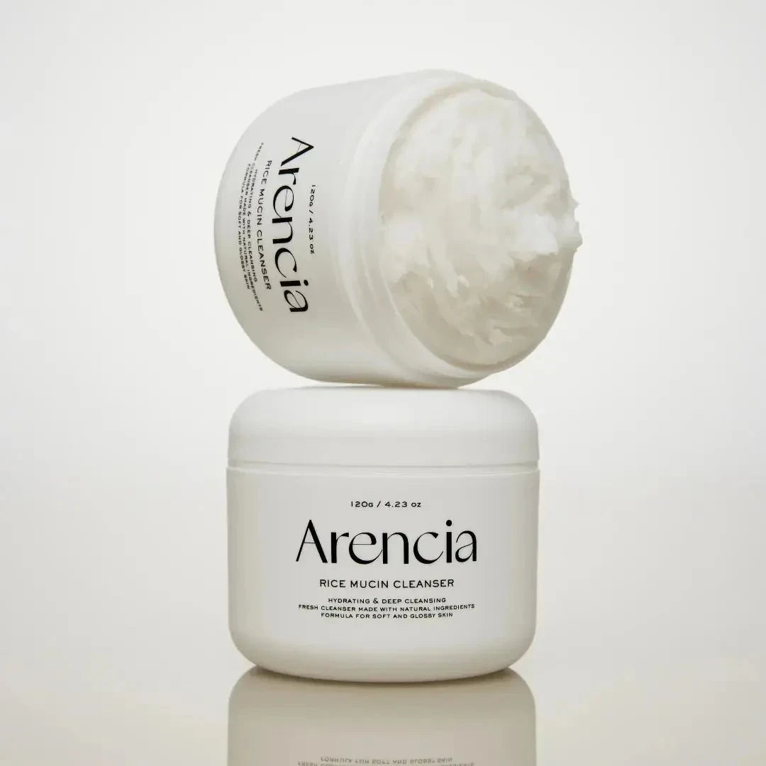bareskin.lt Arencia Rice Mucin Cleanser daugiafunkcis 3 in 1 prausiklis, tinkantis kasdieniam naudojimui. Jis vienu metu veikia kaip prausiklis, švelnus šveitiklis ir makiažo valiklis