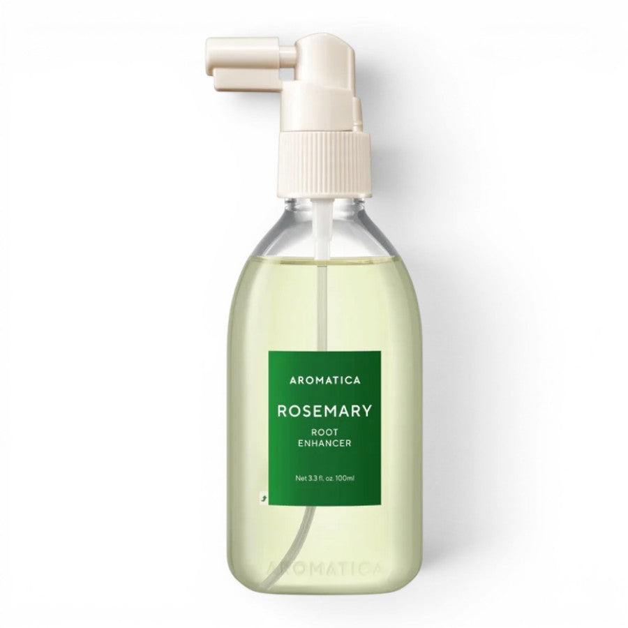 bareskin.lt AROMATICA Rosemary Root Enhancer purškiamas galvos odos priežiūros tonikas, sukurtas plaukų šaknų stiprinimui ir sveikesnei galvos odai