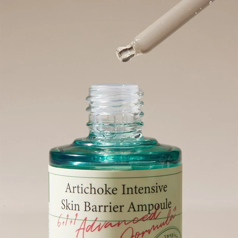 bareskin.lt AXIS-Y Artichoke Intensive Skin Barrier Ampoule drėkinamoji ampulė, skirta palaikyti odos komfortą ir drėgmės balansą
