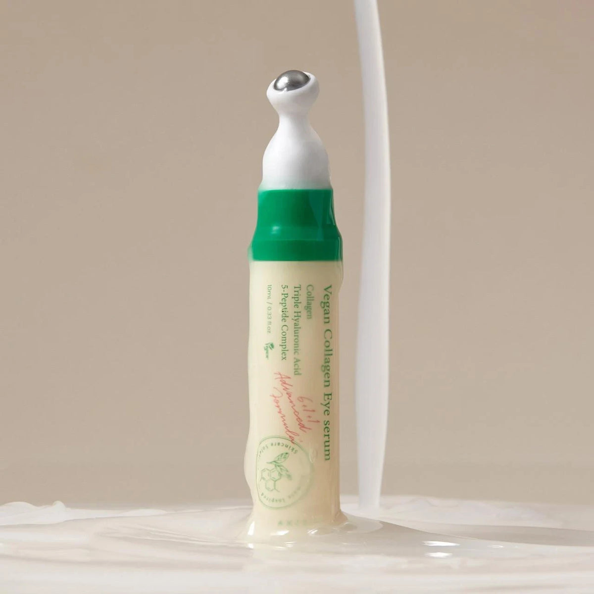 bareskin.lt AXIS-Y vegan collagen eye serum paakių serumas su augaliniu kolagenu, peptidais ir drėkinančiais ingredientais