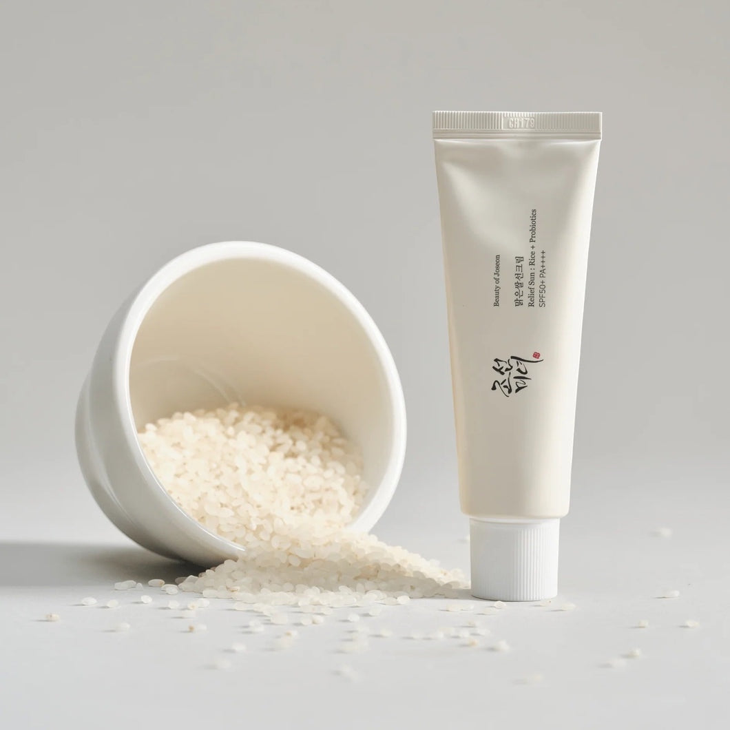 bareskin.lt Beauty of Joseon Relief Sun SPF50+ PA++++ sunscreen cheminė, plataus filtro apsauga nuo saulės