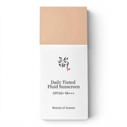 Beauty of Joseon Daily Tinted Fluid Sunscreen SPF50+ PA+++ in a white bottle, available at bareskin.lt